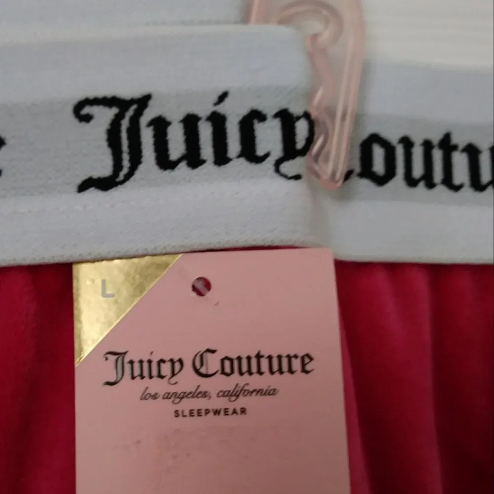 Juicy Couture 2 PK. Lounge Pajama Shorts Size Large